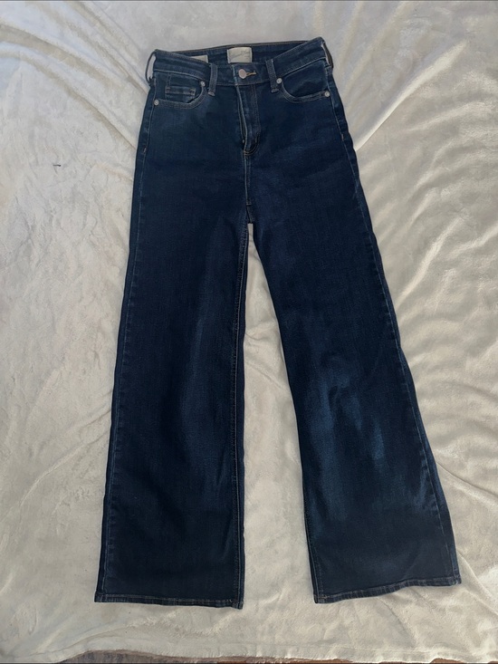 Universal Thread Denim - Universal Thread Dark Blue Wide-Leg High-Rise Jeans